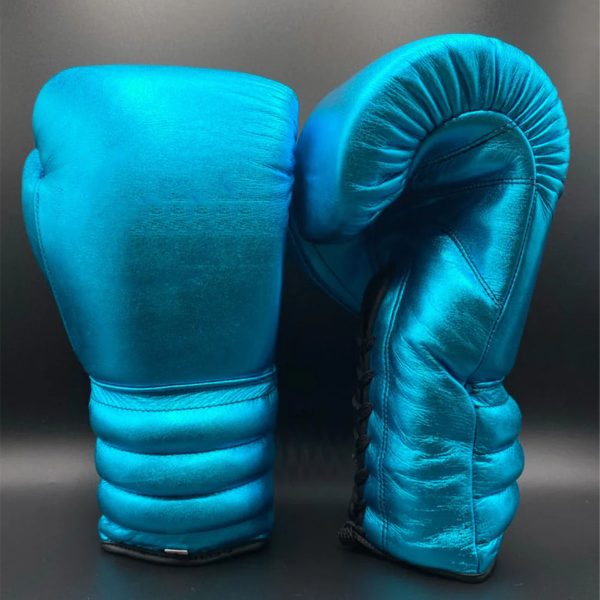 Metallic Teal Boxing Gloves UK
